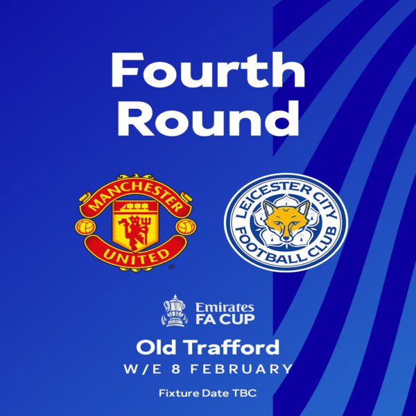 Man UTD Vs Leicester FA Cup 2 x 100 Lounge Hospitality with food