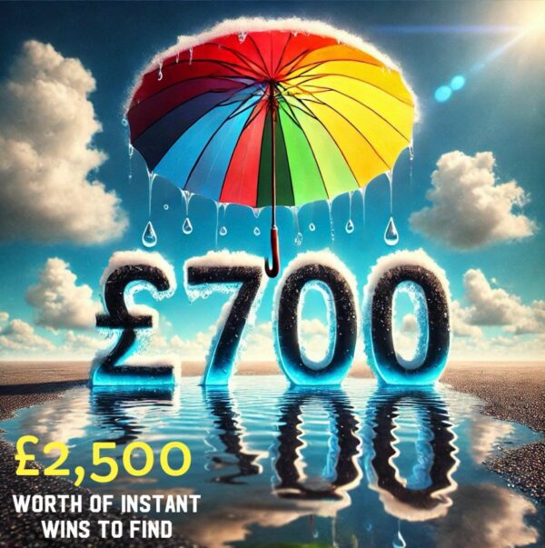 £700 Tax Free Cash plus £2500 worth of Instant Wins